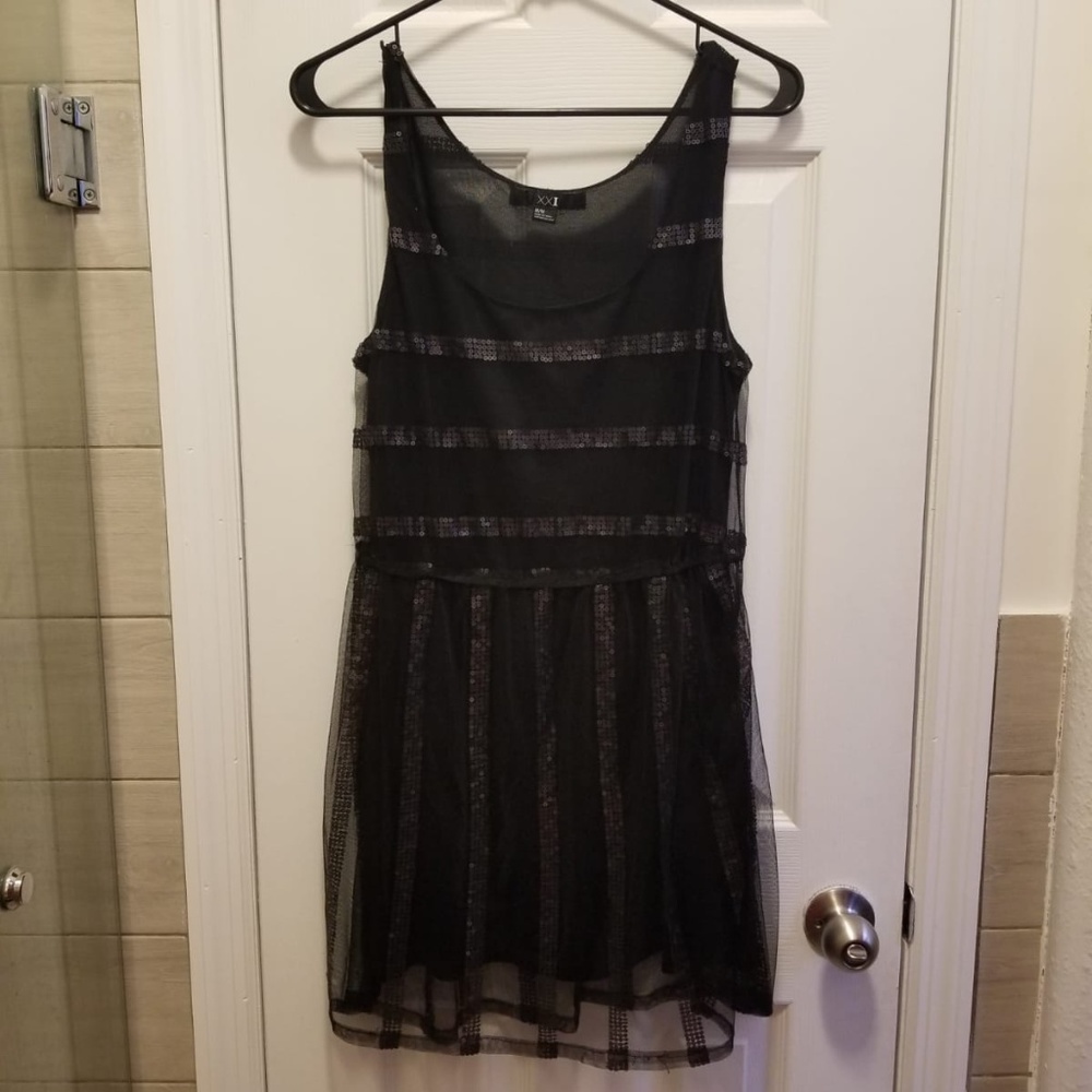 Fancy black party dress